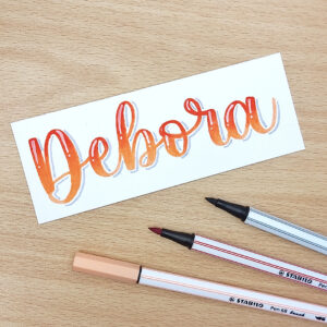 caligrafía con Brush Pen